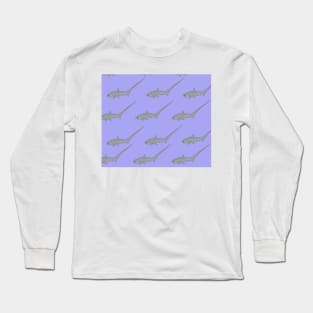 Amazing Big Eye Thresher Shark Long Sleeve T-Shirt